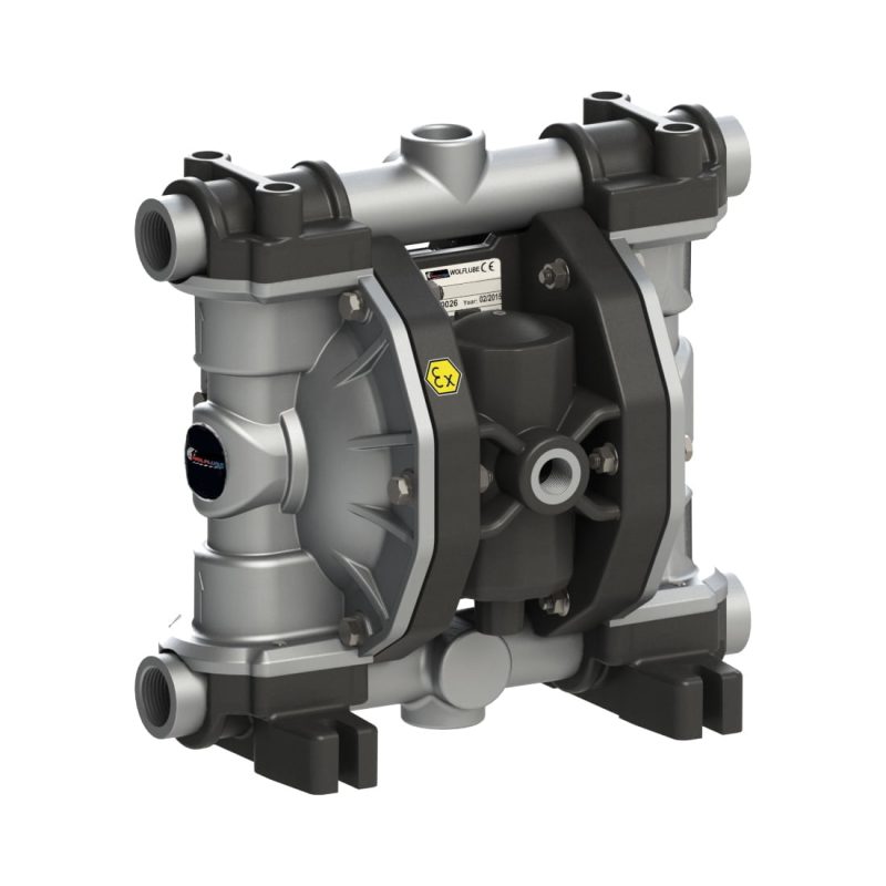 Diaphragm Pump - Aluminum - 3/4'' - For Oil and Diesel - Free Flow Rate 29 gpm