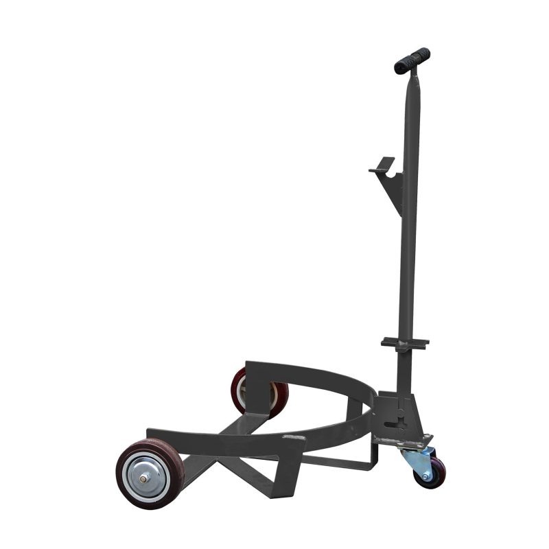 Trolley - 3 Wheels - For 400 lbs / 55 gal Drum - Low Profile - Removable Handle