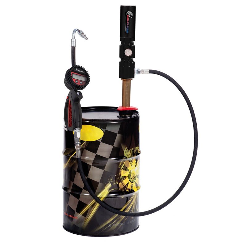 Oil Kit for 16 gal Drum with 3:1 pump, Dispensing Hose and Digital Control Handle
