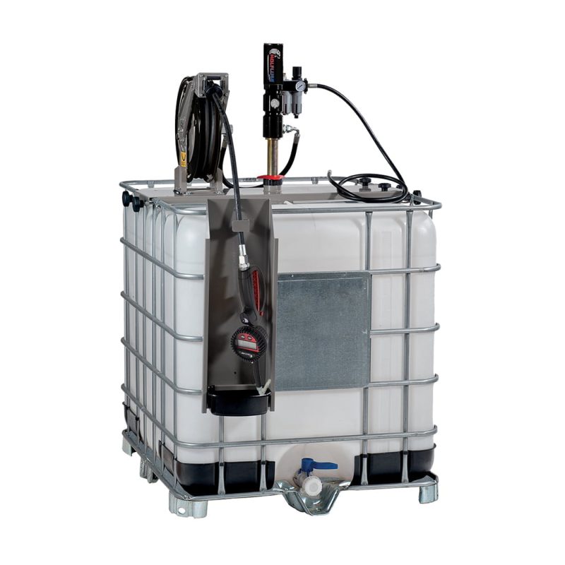 Oil Kit - Tote Mounted - 3:1 D.A - For 275 gal Tote - Digital Control Handle + 30' Hose Reel