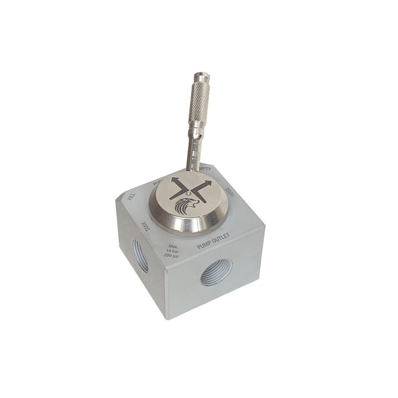 4 Way Control Valve - 1" - Max. Pressure 200 PSI