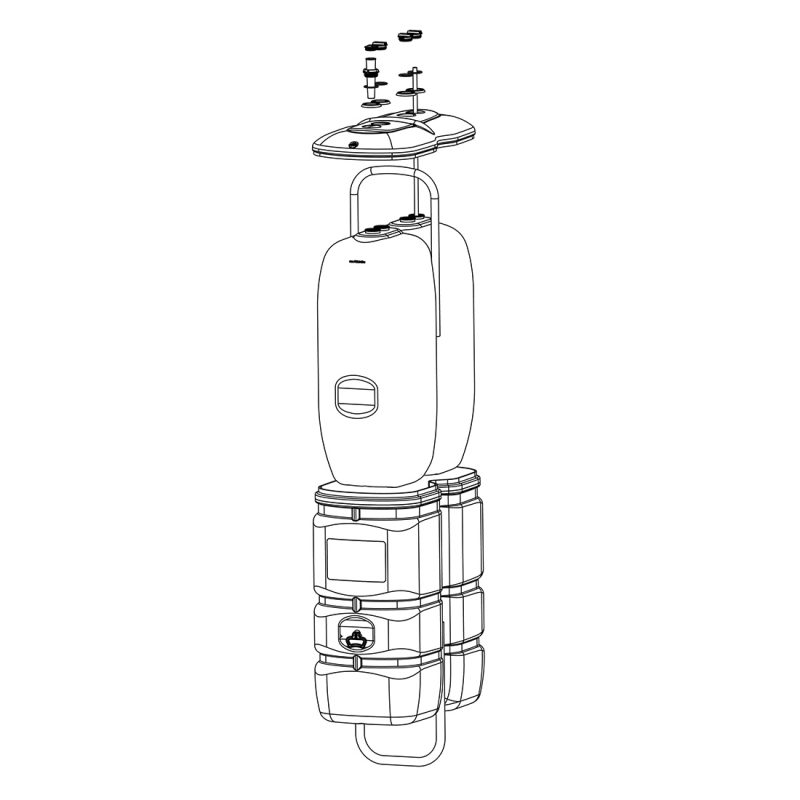 Schutz Double Wall Polyethylene Tank with 264 GAL (1,000L) capacity - Image 2