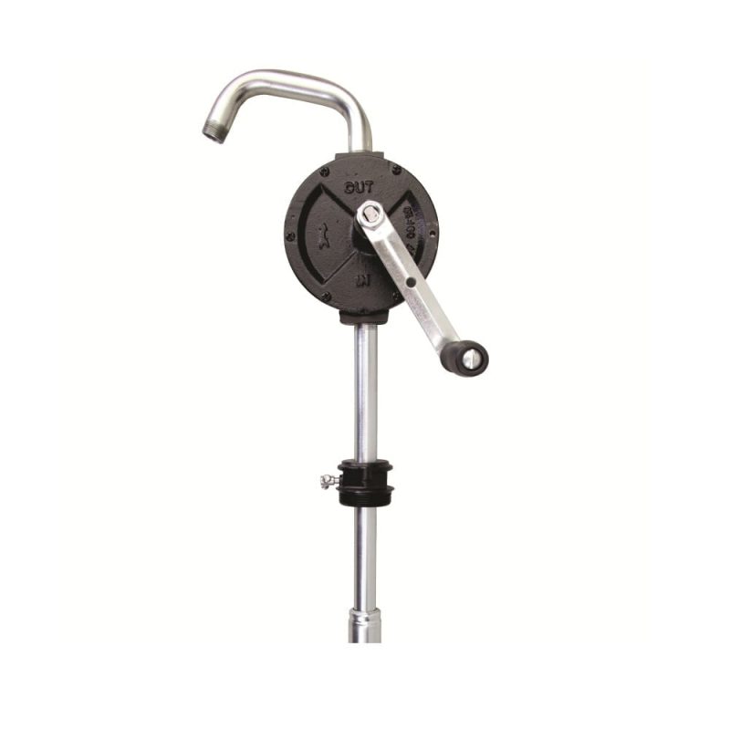 Manual Fuel Pump - Indstrial Rotary - For 15 to 55 gal Drum - Free Flow Rate 10 gpm