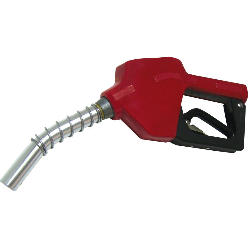 Automatic Fuel Nozzle - 1/2'' - Inlet 3/4'' NPT - Red - Up to 11 gpm