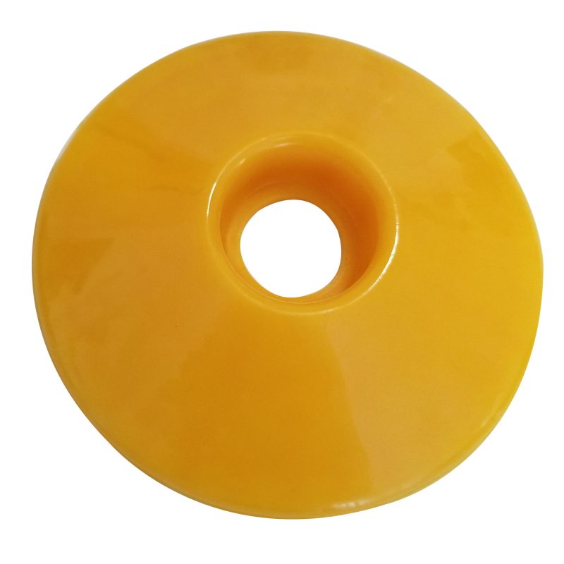 Fuel Nozzle Splash Guard - For 1/2" and 3/4" Spout - Yellow